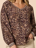 Leopard Print Top — relaxed leopard-print top in a lightweight viscose blend | Sonella