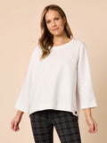 Provence Top — relaxed mid-weight top with a round neckline | Sonella