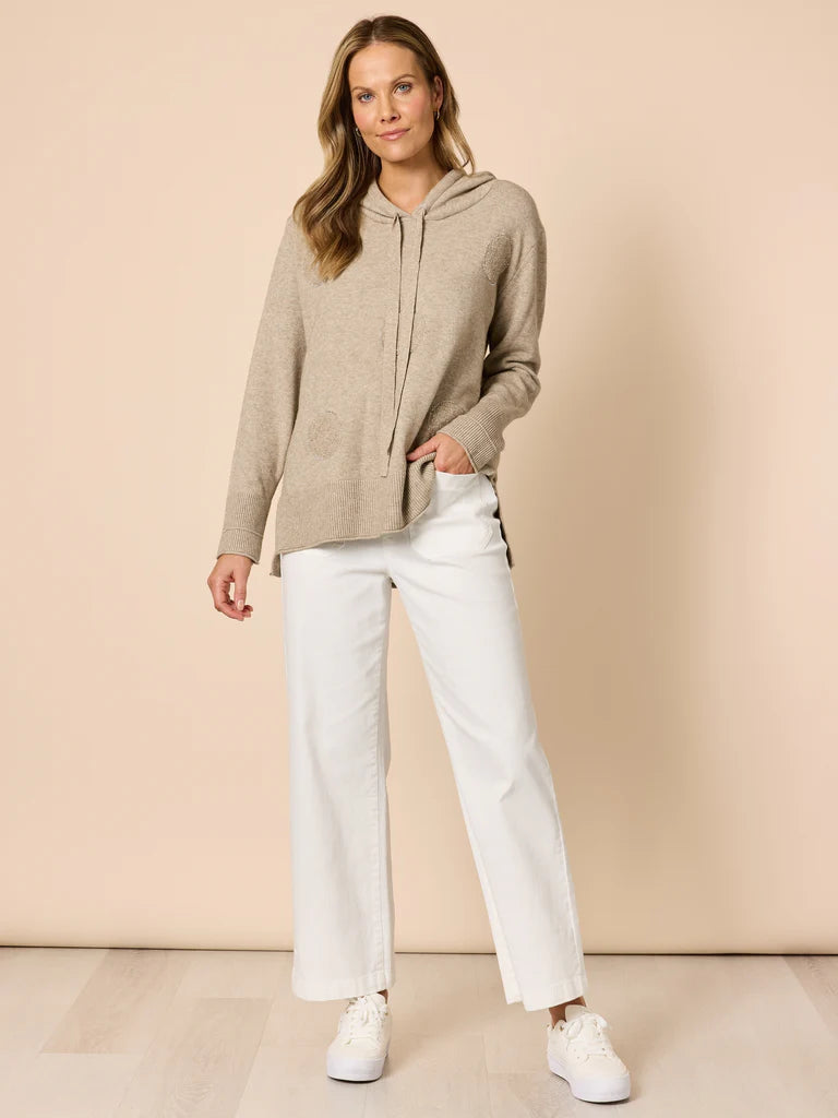 Cirque Hooded Spot Diamante Knit Jumper — alternate view 2 of 4 | Sonella