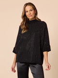 Luce Diamante Jumper — knit jumper with all-over diamante embellishment | Sonella