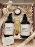Kakadu Plum Gift Box — gift box of four Kakadu plum skincare pieces: hand cream, body wash, body balm and lip balm | Sonella