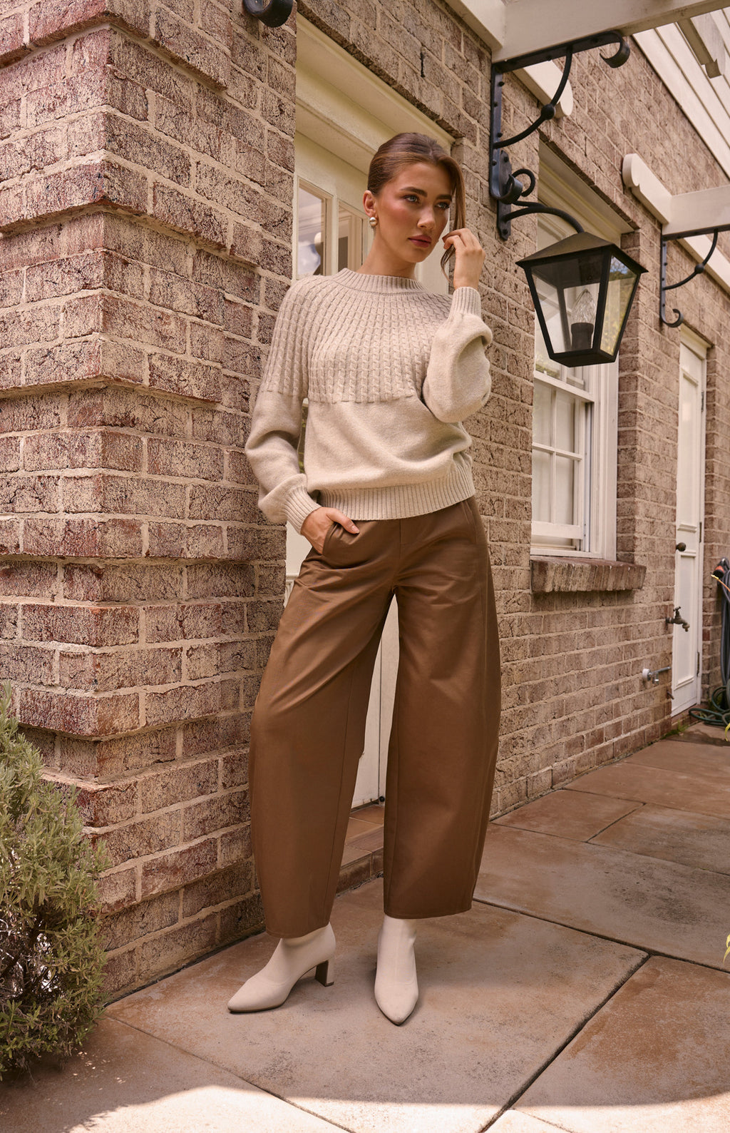 Gradient Cable Knit Jumper — alternate view 4 of 5 | Sonella
