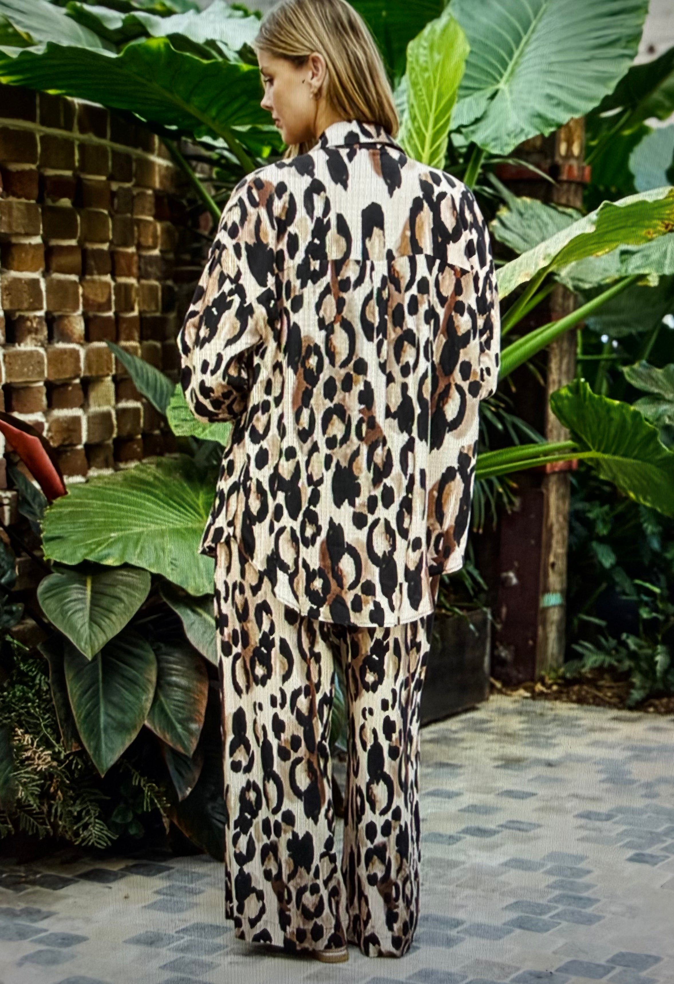 Calhoun Pant – Leopard Print — alternate view 2 of 2 | Sonella