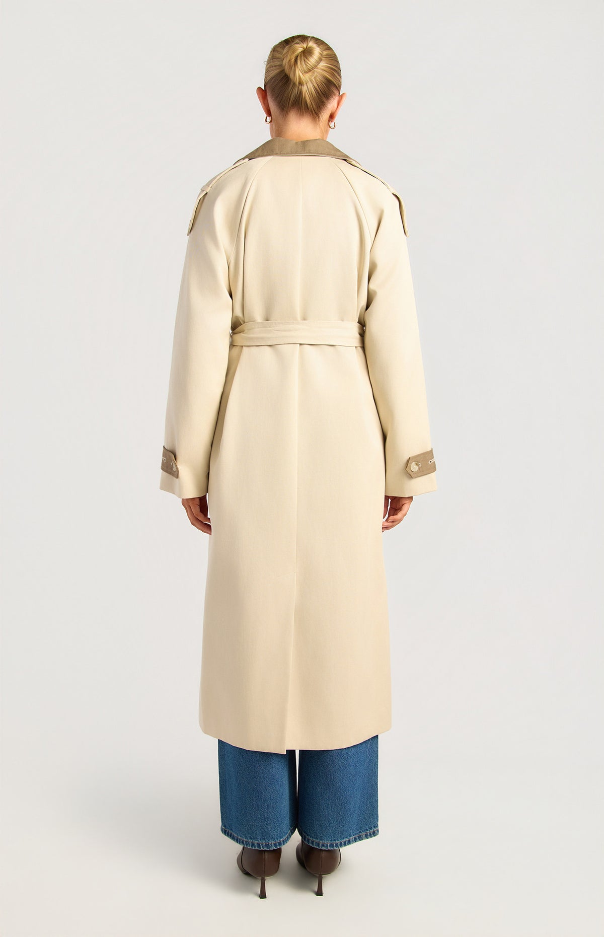 Long Line Double Breasted Coat — alternate view 4 of 4 | Sonella