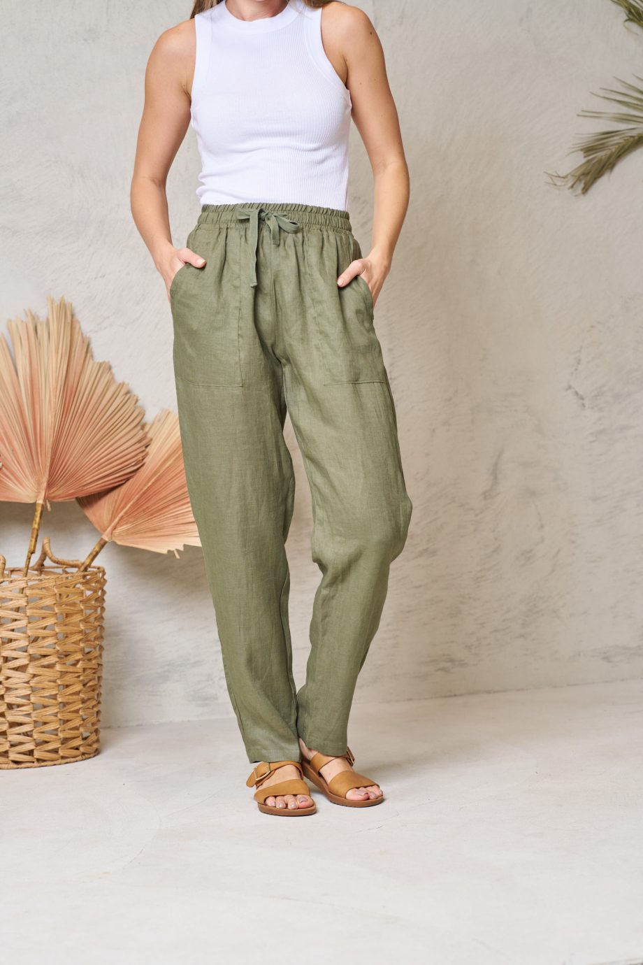 Maya Linen Pant — alternate view 5 of 5 | Sonella