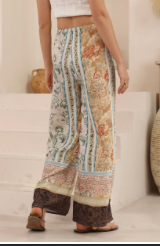Patterned Drawstring Pants — alternate view 2 of 4 | Sonella