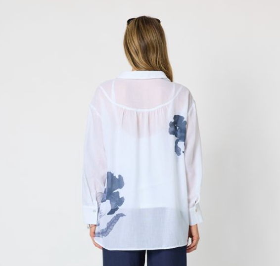 Rosa Print Shirt — alternate view 4 of 4 | Sonella