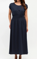 LOL Shirred Waist Maxi Dress