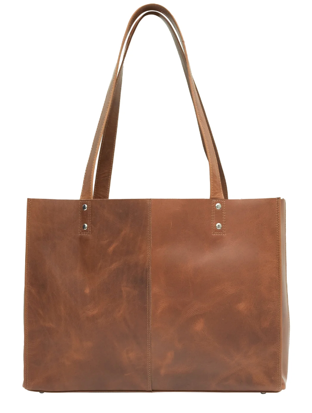 Oil Pull Up Medium Tote Bag — alternate view 2 of 2 | Sonella