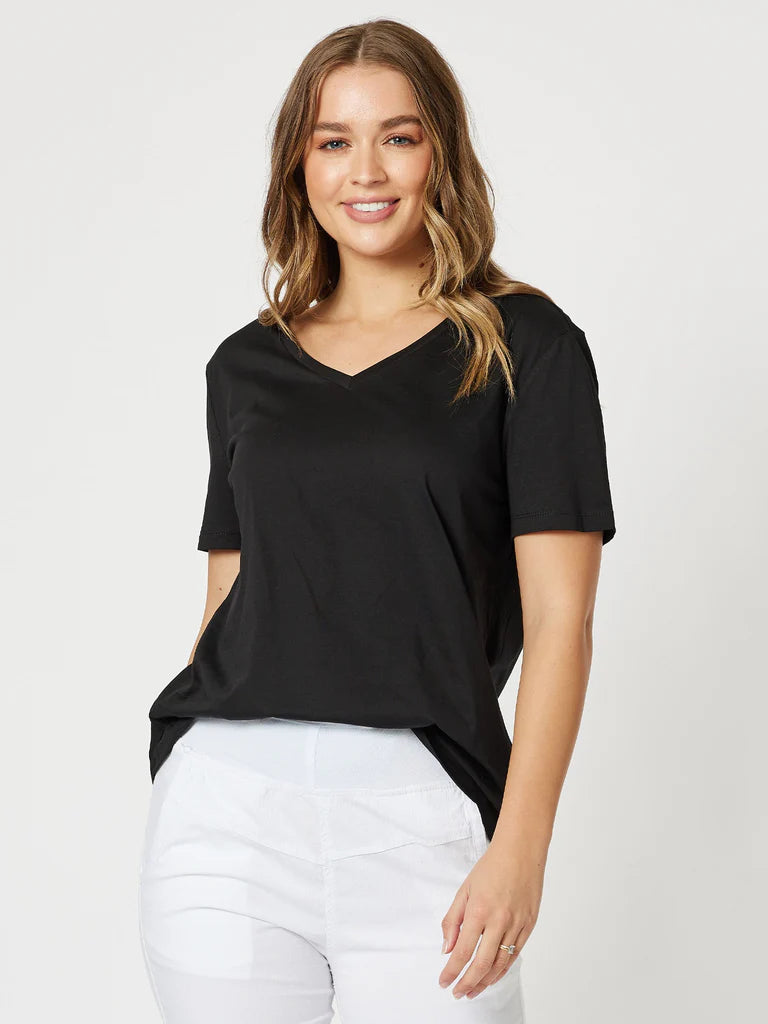Threadz V Neck Tee — alternate view 2 of 4 | Sonella